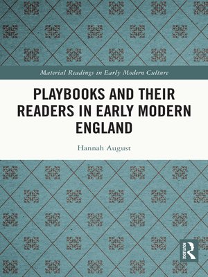 cover image of Playbooks and their Readers in Early Modern England